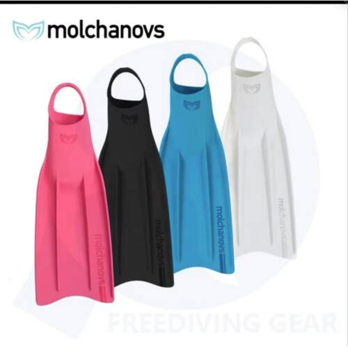 Molchanovs core俄罗斯硅胶短蹼 核心系列自由潜水脚蹼小黄鸭