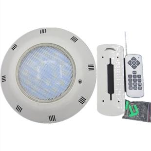 LED泳池灯水池灯挂壁式水底灯七彩遥控RGB水下灯12V