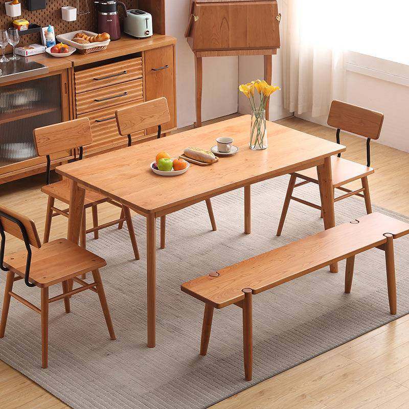 全实木简约长方形餐桌家用樱桃木小户型日式原木北欧餐桌椅组合,机械设备,其他机械设备,淘宝优惠券,粉丝福利购,淘宝优惠卷