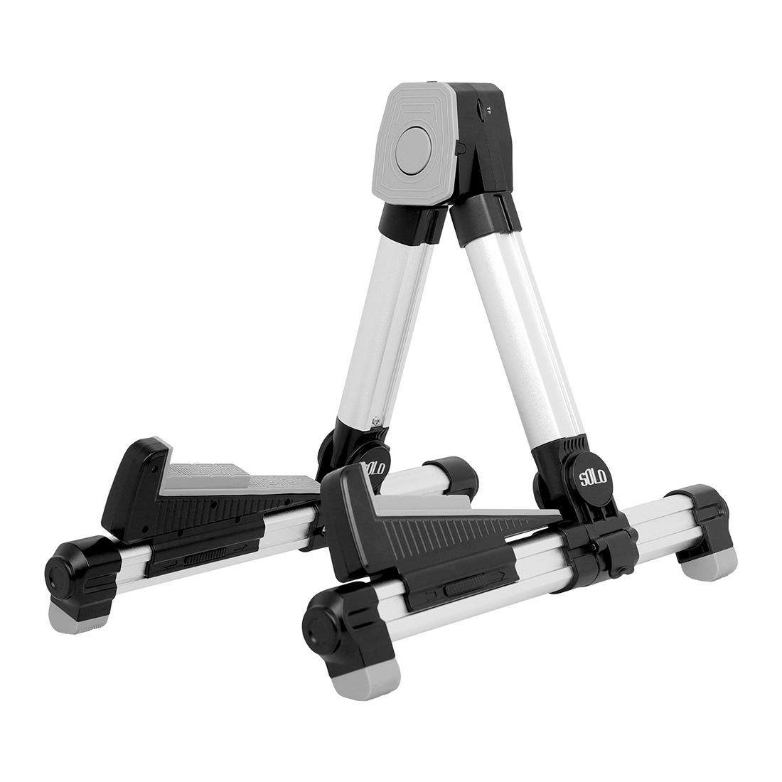 SOLO吉他支架铝合金折叠支架银色电吉他民谣木吉他立式吉他架A架