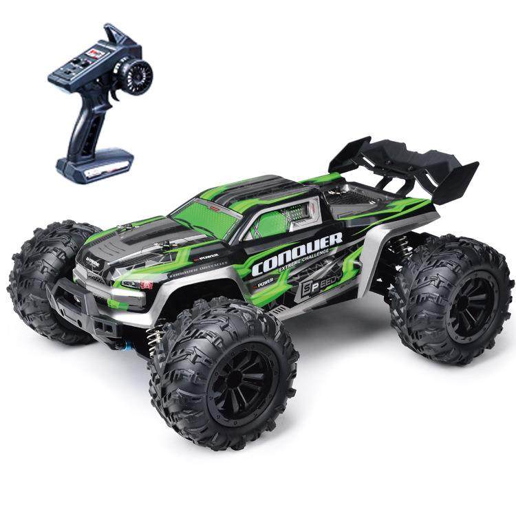 速驰宇SCY-16102四驱遥控车1∶16皮卡大脚车带尾翼皮卡车电动玩具