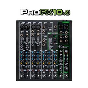 美奇RUNNINGMAN调音台ProFX10v3调音台支持直播K歌带声卡