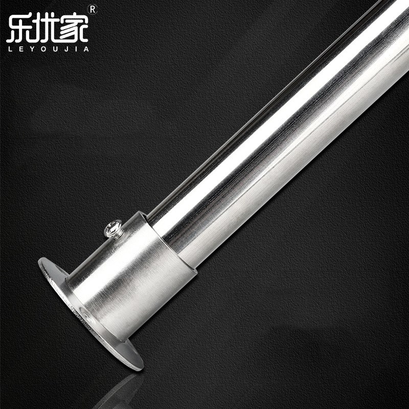 厂家201圆管衣杆r加厚加固衣杆二杆衣杆衣柜挂不锈钢衣通杆