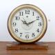 木制台钟座钟客厅家用时尚 现代中式 坐钟创意时钟桌面钟表摆件静音