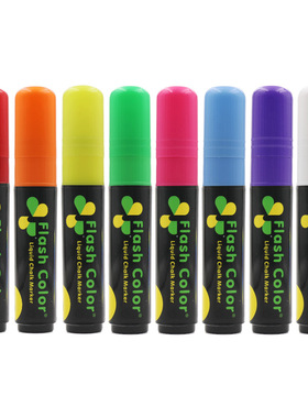 10mm荧光板专用笔可擦液体粉笔办公文教halk marker标记笔荧光笔