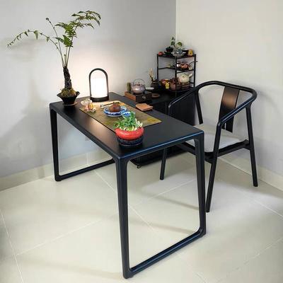 新中式实木阳台茶桌2025新款小型胡桃木家用小茶台禅意简易泡茶桌