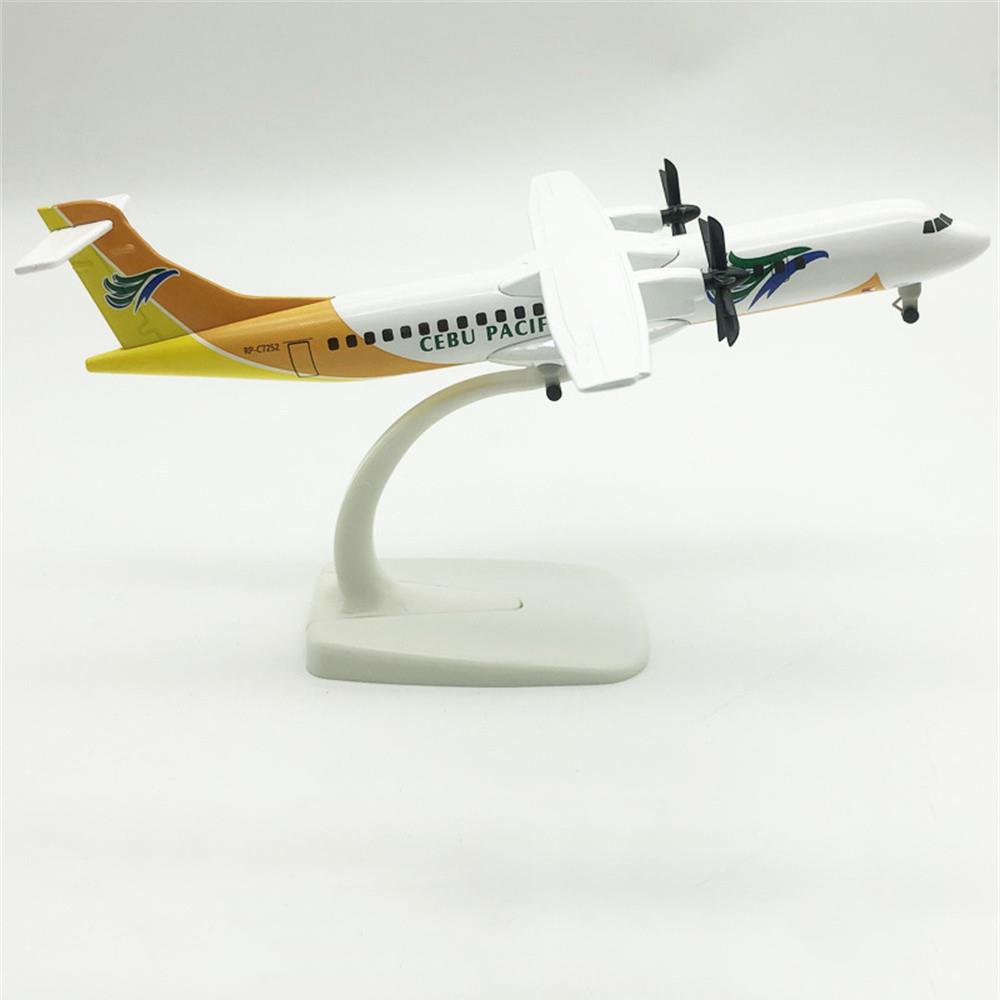 20cm菲律宾航空宿务ATR 越南ATR 金属仿真飞机模型 带轮子/螺旋桨