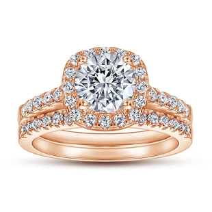 女锆石组合套戒饰品 时尚 wedding rings欧美s925纯银戒指套装