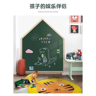 儿童画板家用吸磁软白板可擦磁性幼儿写字板黑板贴房子造型白板贴