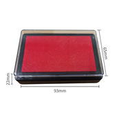 长方形玩具印办公橡皮专用快干儿童手指印脚印印台