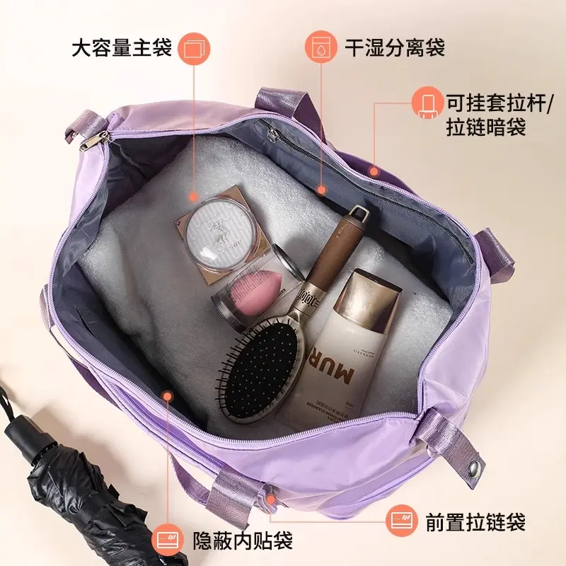 旅行包大容量女超大拉杆手提出差待产收纳包运动行李袋