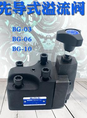 先导板式溢流调压阀BG-03/06/10-B/C/H BG-03-1/3-32 BG-03-3231