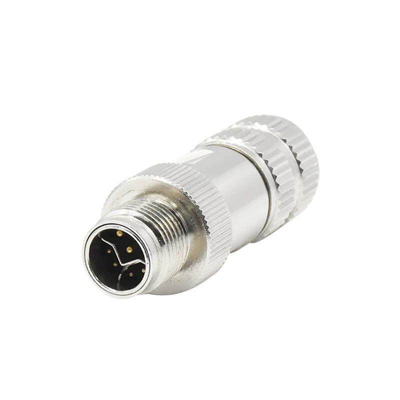 M12形-Y-TZB8芯混合型1Y编码圆连接器工业I以太网m2航空插头防水P