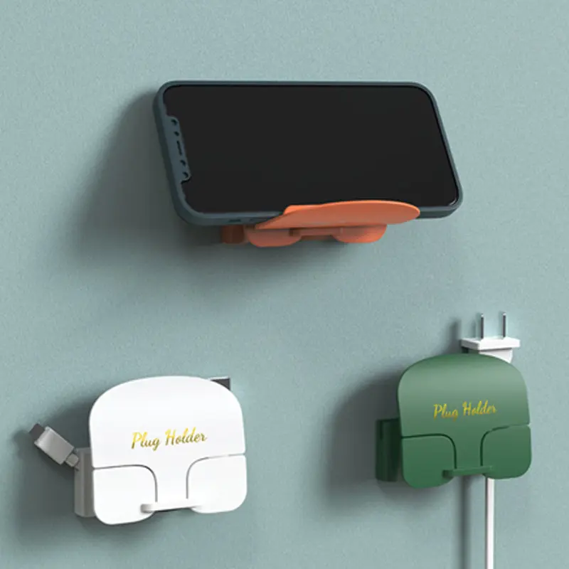 悬挂理线器网线整理插头收纳架新款墙上电源线墙面贴固线夹