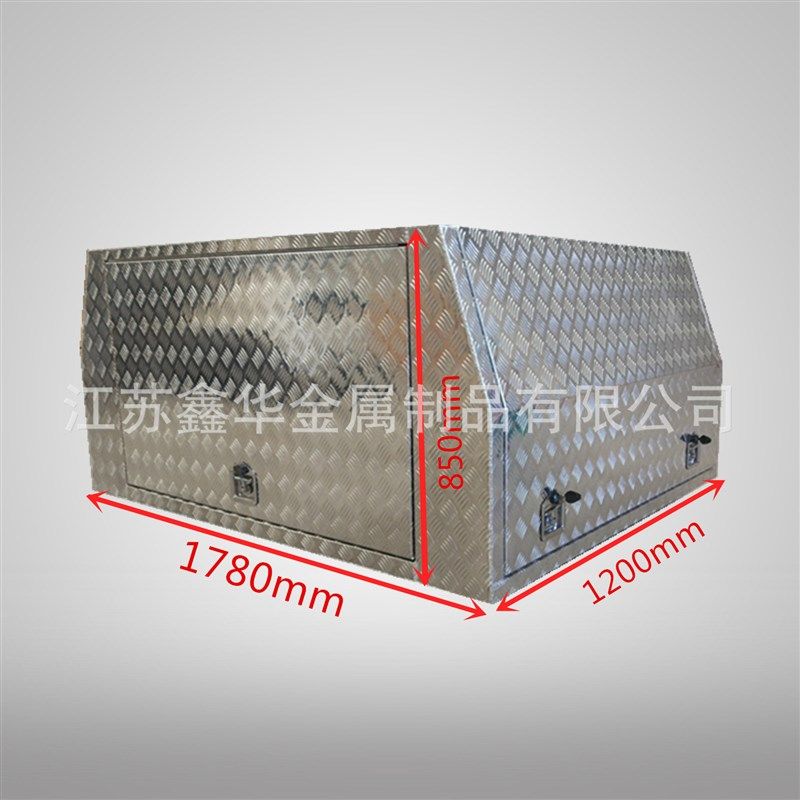 69X11X16.25铝制敞车箱床工具箱挂车仓库铝合金储物箱