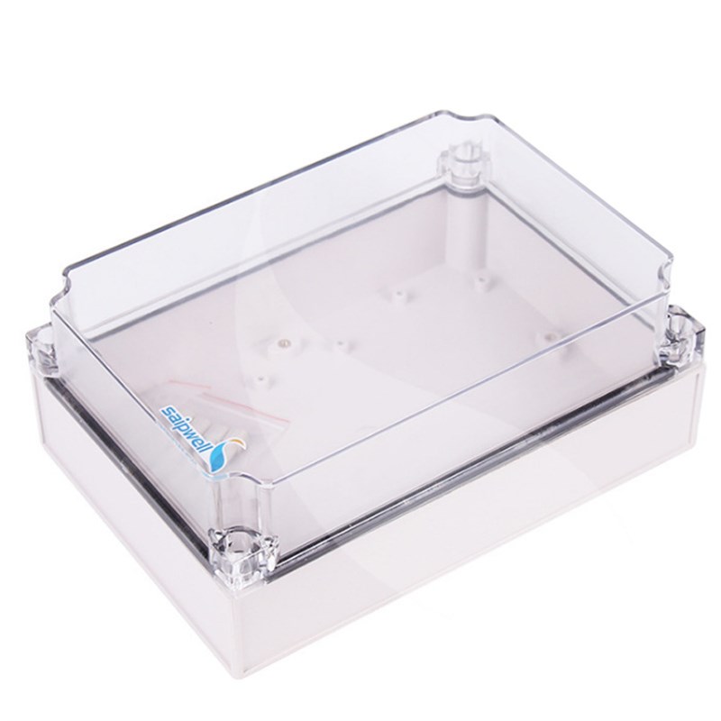 户外IP66防水塑料接线盒175*250*100透明盖ABS转接盒