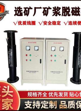 铁矿谐合波脱磁器半生矿黄铁矿专用退磁机破坏磁团聚的消磁器