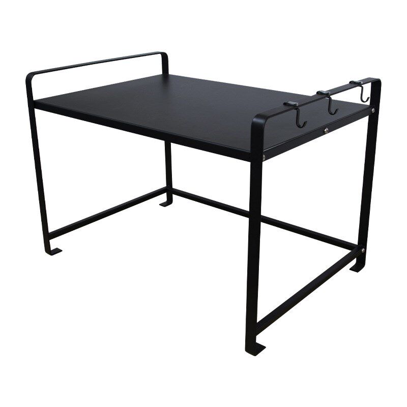 工厂厨房置物架台面式简约微波炉整理架汤锅砂锅汤勺整理用具