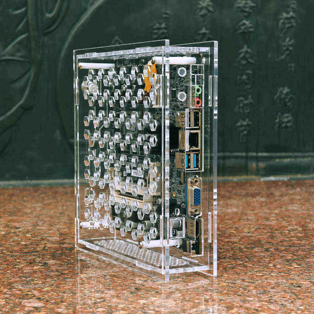 ITX小机箱迷你紧凑亚克力有机玻璃DIY显核板载DC工控主板便携,电脑硬件/显示器/电脑周边,机箱,淘宝优惠券,粉丝福利购,淘宝优惠卷