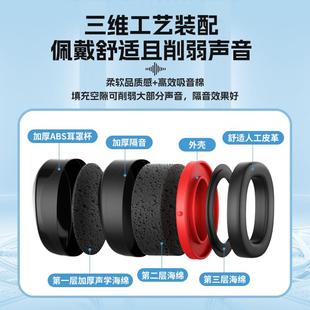 睡眠隔音耳罩睡觉专用头戴耳塞神器工业降噪静音超强防吵宿舍耳机