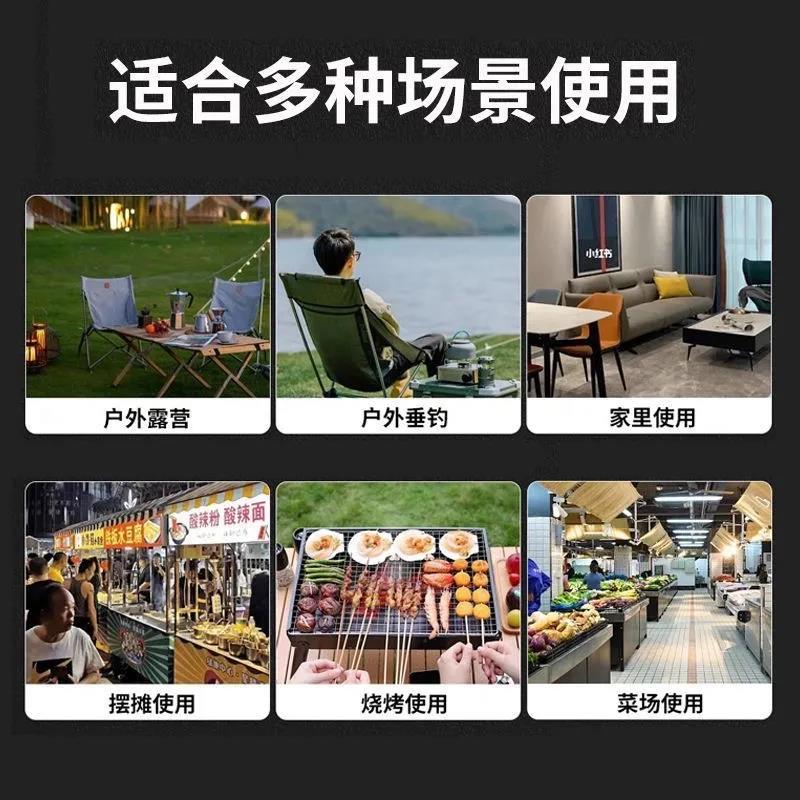 无线锂电池电扇小风扇大风力工业户外露营充电便携式摆摊学生风扇
