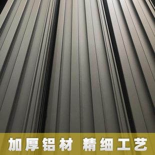 铝合金屋顶瓦双层隔热铝瓦长城板凉亭温室防晒隔热铝板厂家直销