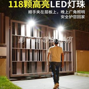 太阳能户外庭院灯家用阳台感应夹子壁灯室外花园院子照明路灯 新款