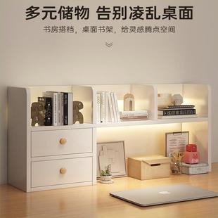 书架桌面置物架学生家用架子办公桌收纳架卧室柜子简易多层小书柜