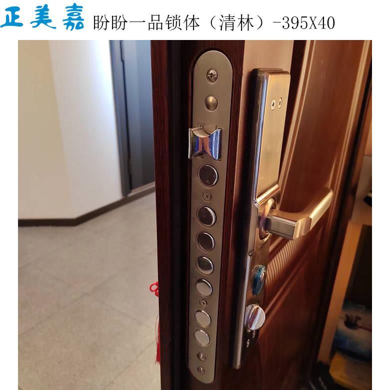正美嘉-智能锁锁体盼盼一品防盗门双快双活锁体405X40- 395X40