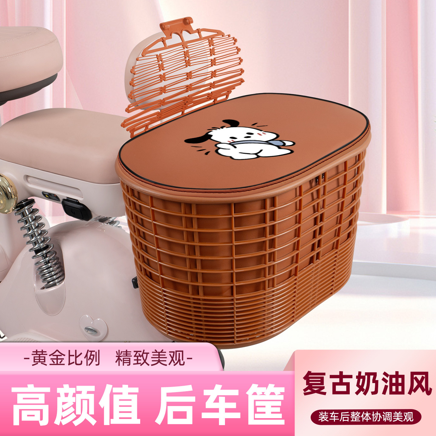 电瓶电动车专用后置车筐图片