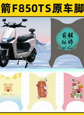 金箭F850TS电瓶电动车脚垫子脚踏板垫脚踩垫防水耐磨装饰配件座套
