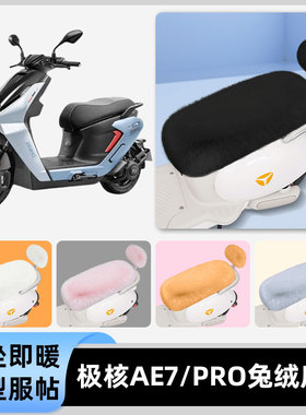 适用极核AE7/PRO电瓶电动车冬座套坐垫套座位防雨防水防晒饰配件