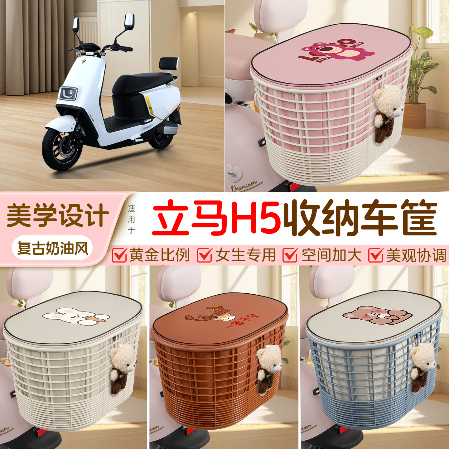 电瓶电动车专用后置车筐图片