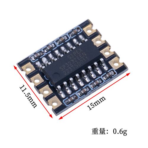 ZY-MAX3232/SP3232 RS232转TTL/TTL转RS232电平转换 串口转接模块