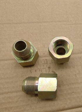 外丝M22*1.5D-转内丝M20*1.5液压铁接头外表镀锌内外丝2022