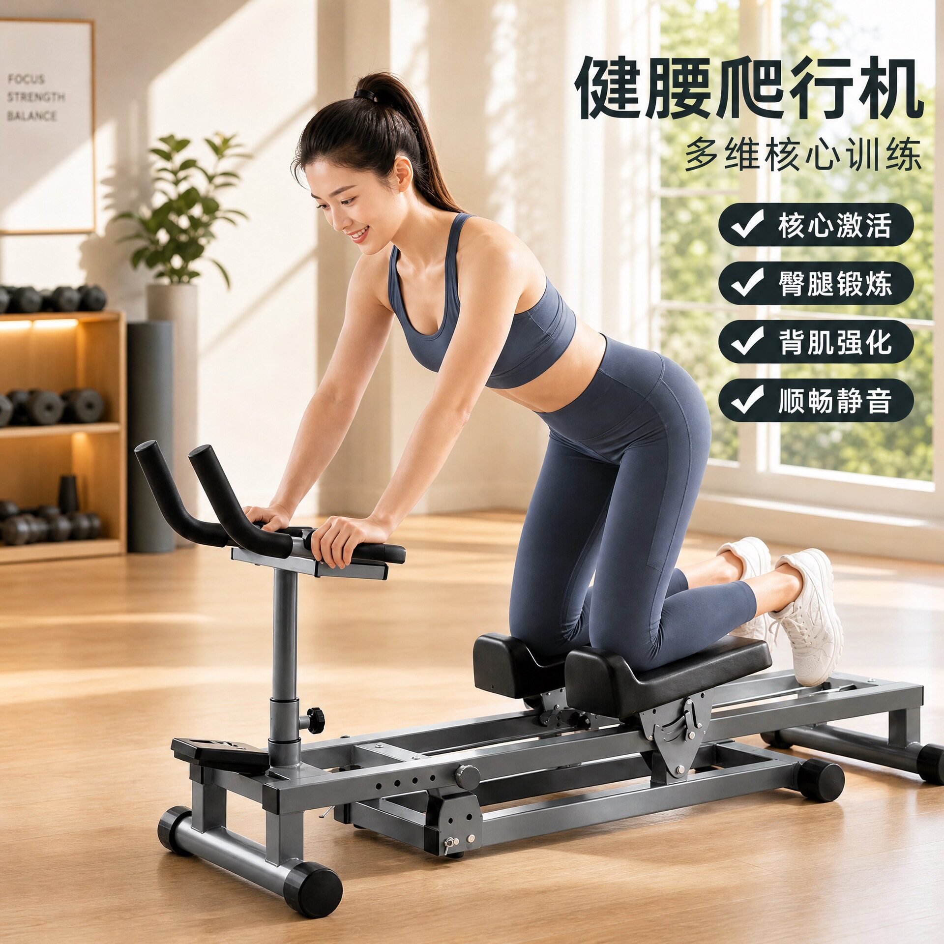 钢管爬行机扭腰收腹翘臀