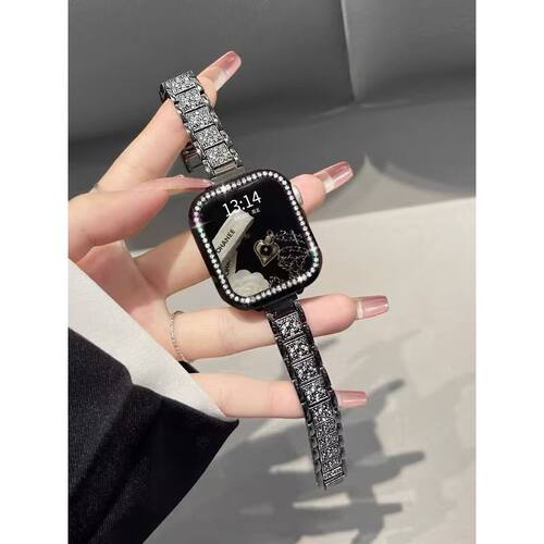 适用vivowatchgt手表带女款夏季高级满钻满天星vivowatch3腕带