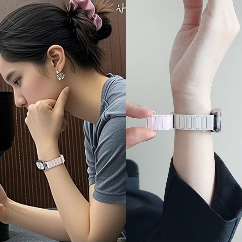 张婧仪小米手环10表带适用小米手环9磁吸表带小米手环8液态