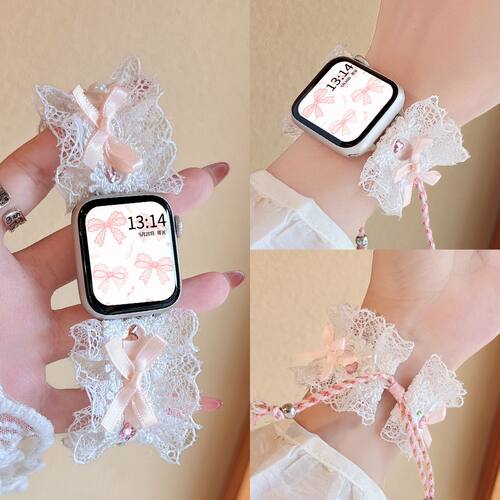 适用苹果手表表带iwatchs11表带女款applewatchs10高颜值s9精致s8