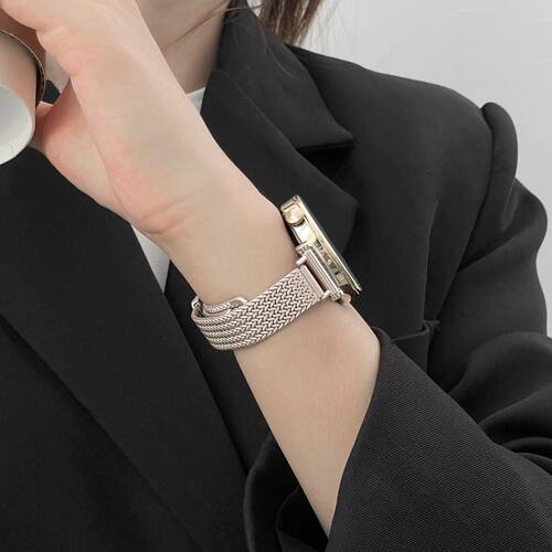 适用vivo手表watch5表带女表麦穗磁吸扣iQOO智能运动GT手表小众