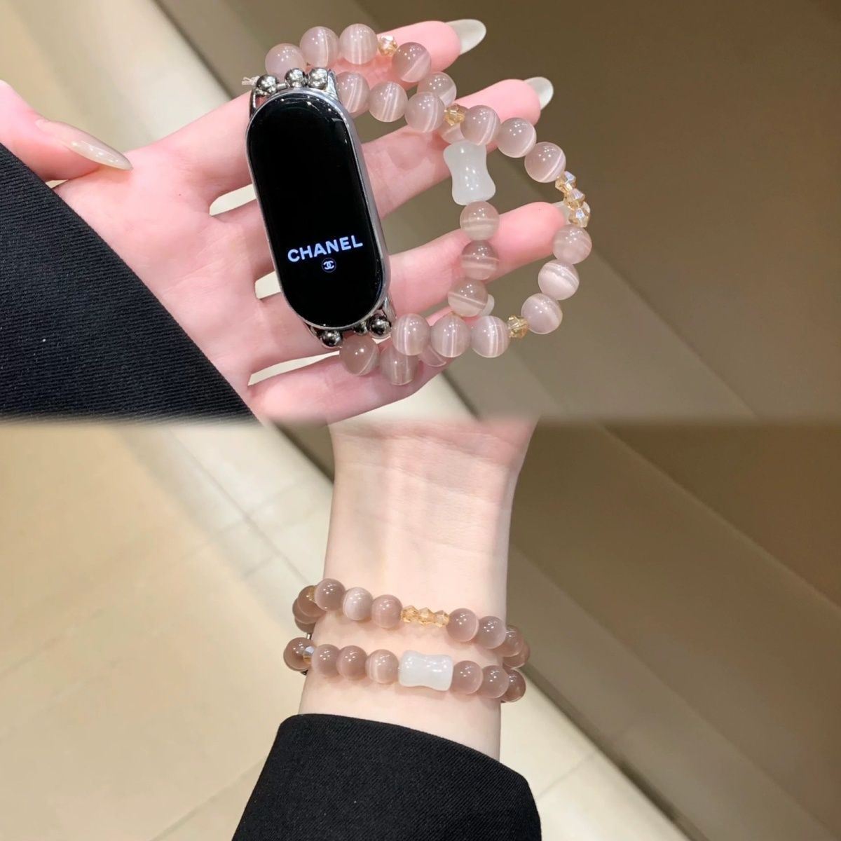 猫眼石适用华为手环10表带小米9pro红米5Watch4华为FIT3/4/4pro