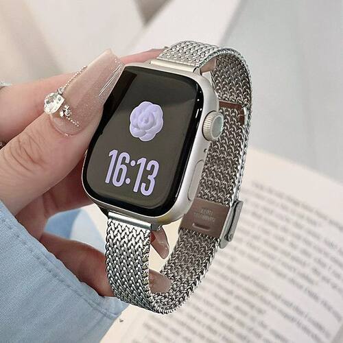 AppleWatch表带s11麦穗卡扣s10苹果手表s9腕带iwatch金属8/7/6/se