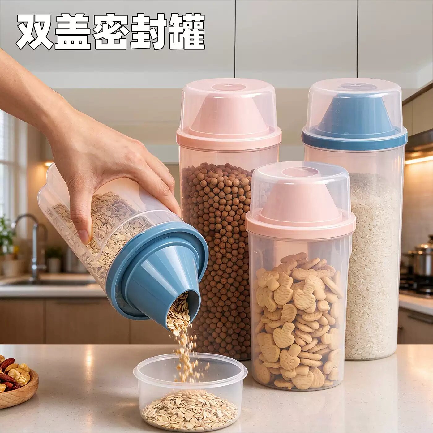 杂粮密封罐食品级五谷杂粮收纳盒