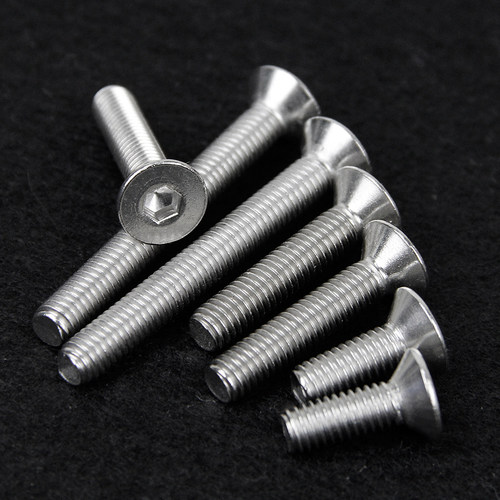德标【M3N4-M10】316不锈钢平头螺丝平头内六角机螺丝钉平杯螺钉