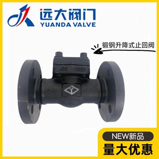 法兰止回阀 100C锻钢A105升降式 河北远大阀门H41H