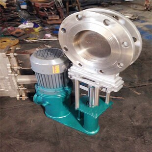 10P电液动304不锈钢刀型闸阀DN50 PZ273W 1000耐腐蚀明杆排渣阀
