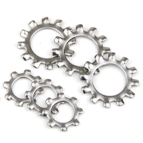 304不锈钢 外平齿/内平齿垫圈 带齿平垫 防滑垫圈 DIN6797A/6797J