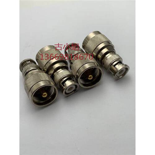射频馈线转接头 UHF/BNC-JJ SL16公头/BNC公头 射频信号90度弯头