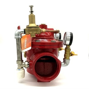 DN150 减压阀DN65 天津大站力字阀门 200X铸铁消防卡箍沟槽可调式