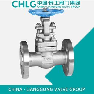 100RL法兰锻钢闸阀DN15 中国良工316L不锈钢Z41W